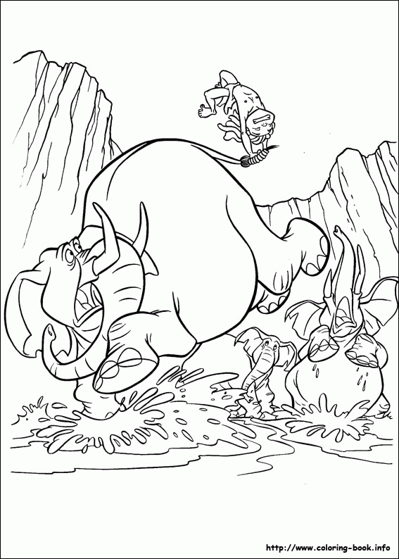 Tarzan kolorowanki
